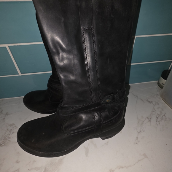 MERRELL'S Women's Black Leather Boots - Picture 8 of 11